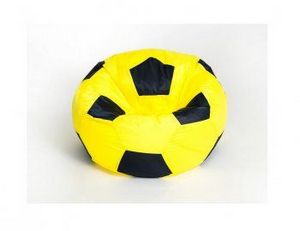 Кресло-мешок Мяч малый желто-черное в Полевском - polevskoy.ok-mebel.com | фото 1