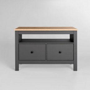 2.08.03.080.15 САГА тумба 2 ящика серая/ясень RU в Полевском - polevskoy.ok-mebel.com | фото 2