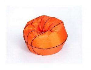 Кресло-мешок Баскетбольный мяч малый оранжево-черное в Полевском - polevskoy.ok-mebel.com | фото 3