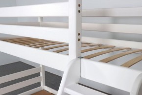 АДЕЛЬ Кровать двухъярусная с наклонной лестницей (белый) в Полевском - polevskoy.ok-mebel.com | фото 6