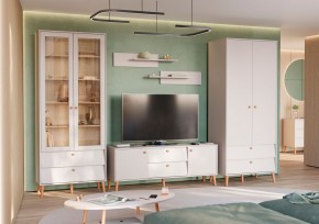 АФИНА Гостиная (модульная) кашемир серый в Полевском - polevskoy.ok-mebel.com | фото