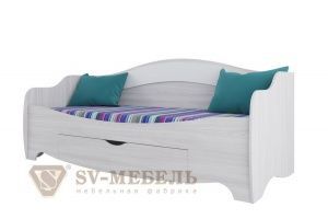 Кровать одноярусная Акварель 1 с ящиком в Полевском - polevskoy.ok-mebel.com | фото 1