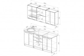 АНТИКА Кухонный гарнитур Макси 2 (1800 мм) в Полевском - polevskoy.ok-mebel.com | фото 2