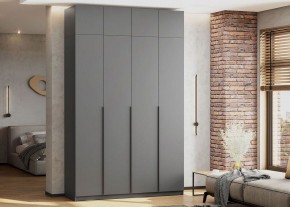 Антресоль 1600 «ШК-5» Графит серый в Полевском - polevskoy.ok-mebel.com | фото 4