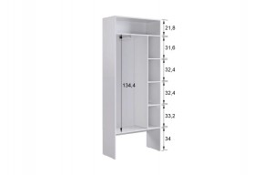 БАСКО Прихожая К5 (графит) в Полевском - polevskoy.ok-mebel.com | фото 9