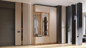 БАВАРИЯ Прихожая (дуб вотан/кашемир) в Полевском - polevskoy.ok-mebel.com | фото