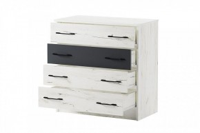 БЕАТРИС Комод К800 (дуб крафт белый/антрацит) в Полевском - polevskoy.ok-mebel.com | фото 3