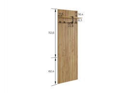 БОДРУМ Прихожая (модульная) дуб крафт золотой в Полевском - polevskoy.ok-mebel.com | фото 2