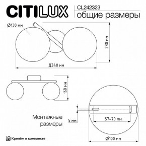 Бра Citilux Ronny CL242323 в Полевском - polevskoy.ok-mebel.com | фото 9