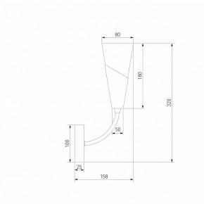 Бра Eurosvet Rhyton 60167/1 никель в Полевском - polevskoy.ok-mebel.com | фото 6