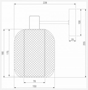 Бра Eurosvet Voile 30192/1 золото в Полевском - polevskoy.ok-mebel.com | фото 4
