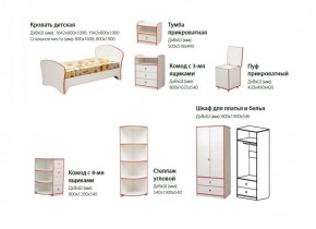 Набор мебели для детской Юниор-10 (с кроватью 800*1600) ЛДСП в Полевском - polevskoy.ok-mebel.com | фото 2