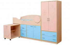 Набор мебели для детской Юниор -12.2 (700*1860) МДФ матовый в Полевском - polevskoy.ok-mebel.com | фото