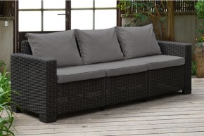 Диван Калифорния 3-х местный (California 3 Sofa), графит в Полевском - polevskoy.ok-mebel.com | фото