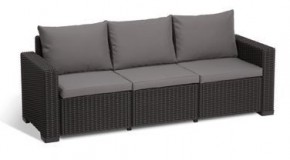Диван Калифорния 3-х местный (California 3 Sofa), графит в Полевском - polevskoy.ok-mebel.com | фото 2