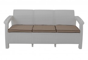 Диван Yalta Premium Sofa 3 Set (Ялта) белый (+подушки под спину) в Полевском - polevskoy.ok-mebel.com | фото 2