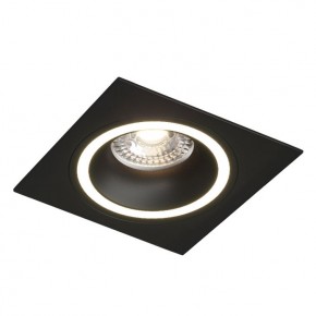 DK2061-BK Встраиваемый светильник IP 20, до 15 Вт, GU10, LED, черный, алюминий в Полевском - polevskoy.ok-mebel.com | фото