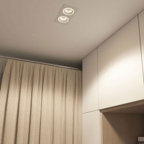 DK2062-WH Встраиваемый светильник, IP 20, до 15 Вт, GU10, LED, белый, алюминий в Полевском - polevskoy.ok-mebel.com | фото 5