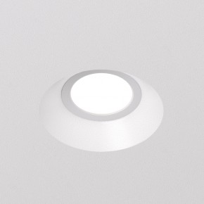 DK2081-WH Встраиваемый точечный светильник для натяжных ПВХ потолков INVIZ, IP 20, до 9 Вт, GU10, LED, белый, ABS-пластик в Полевском - polevskoy.ok-mebel.com | фото