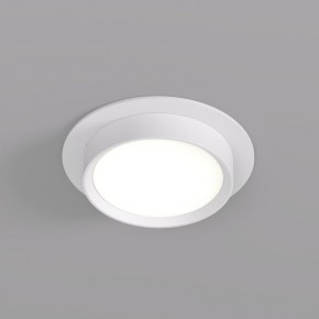 DK2090-WH Встраиваемый светильник FLAT, IP 20, до 15 Вт, GX53, LED, белый, алюминий в Полевском - polevskoy.ok-mebel.com | фото