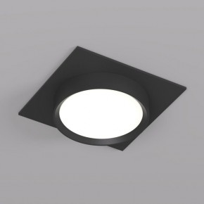 DK2091-BK Встраиваемый светильник FLAT, IP 20, до 15 Вт, GX53, LED, черный, алюминий в Полевском - polevskoy.ok-mebel.com | фото