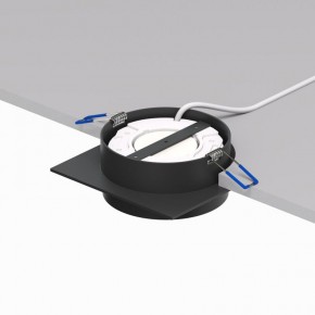 DK2091-BK Встраиваемый светильник FLAT, IP 20, до 15 Вт, GX53, LED, черный, алюминий в Полевском - polevskoy.ok-mebel.com | фото 4