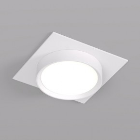 DK2091-WH Встраиваемый светильник FLAT, IP 20, до 15 Вт, GX53, LED, белый, алюминий в Полевском - polevskoy.ok-mebel.com | фото