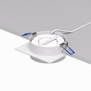 DK2091-WH Встраиваемый светильник FLAT, IP 20, до 15 Вт, GX53, LED, белый, алюминий в Полевском - polevskoy.ok-mebel.com | фото 4