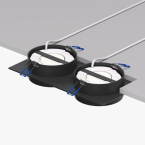DK2092-BK Встраиваемый светильник FLAT, IP 20, до 15 Вт, GX53, LED, черный, алюминий в Полевском - polevskoy.ok-mebel.com | фото 2
