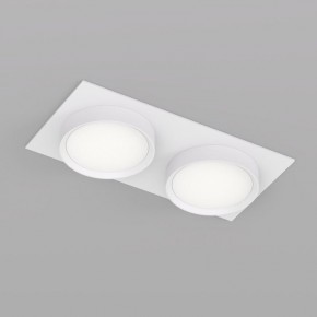 DK2092-WH Встраиваемый светильник FLAT, IP 20, до 15 Вт, GX53, LED, белый, алюминий в Полевском - polevskoy.ok-mebel.com | фото 2