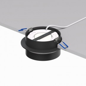DK2100-BK Встраиваемый светильник NIKO, IP 20, до 15 Вт, GX53, LED, черный, акрил, алюминий в Полевском - polevskoy.ok-mebel.com | фото 4