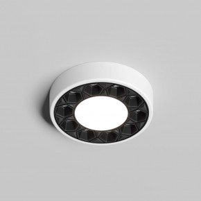 DK2440-WB Встраиваемый светильник DUAL 5+5 Вт, LED 4000K, IP 20, d90mm, белый/черный, алюминий/акрил в Полевском - polevskoy.ok-mebel.com | фото 2
