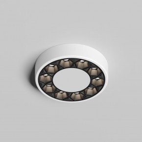 DK2440-WB Встраиваемый светильник DUAL 5+5 Вт, LED 4000K, IP 20, d90mm, белый/черный, алюминий/акрил в Полевском - polevskoy.ok-mebel.com | фото 3