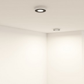 DK2440-WB Встраиваемый светильник DUAL 5+5 Вт, LED 4000K, IP 20, d90mm, белый/черный, алюминий/акрил в Полевском - polevskoy.ok-mebel.com | фото 6