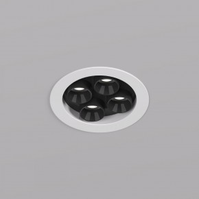 DK2510-WB Встраиваемый светильник SPACE со светодиодом d65 220V 8W 38° 4000К IP20 белый/черный алюминий в Полевском - polevskoy.ok-mebel.com | фото