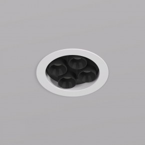 DK2510-WB Встраиваемый светильник SPACE со светодиодом d65 220V 8W 38° 4000К IP20 белый/черный алюминий в Полевском - polevskoy.ok-mebel.com | фото 2