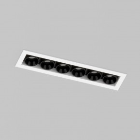 DK2514-WB Встраиваемый светильник SPACE со светодиодом L126mm 220V 10W 38° 4000К IP20 белый/черный алюминий в Полевском - polevskoy.ok-mebel.com | фото 2