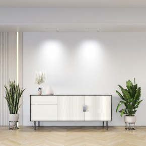 DK2515-WB Встраиваемый светильник SPACE со светодиодом L240mm 220V 20W 38° 4000К IP20 белый/черный алюминий в Полевском - polevskoy.ok-mebel.com | фото 7