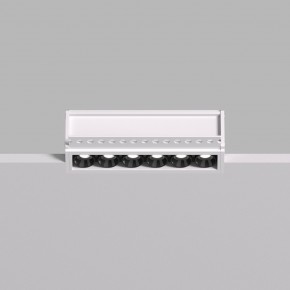 DK2531-WB Встраиваемый светильник SPACE со светодиодом под шпатлевку L126mm 220V 10W 38° 4000К IP20 белый/черный алюминий в Полевском - polevskoy.ok-mebel.com | фото 3