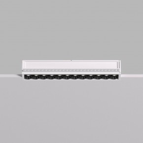DK2532-WB Встраиваемый светильник SPACE со светодиодом под шпатлевку L240mm 220V 20W 38° 4000К IP20 белый/черный алюминий в Полевском - polevskoy.ok-mebel.com | фото 3