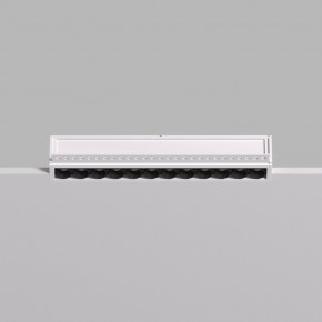 DK2532-WB Встраиваемый светильник SPACE со светодиодом под шпатлевку L240mm 220V 20W 38° 4000К IP20 белый/черный алюминий в Полевском - polevskoy.ok-mebel.com | фото 4