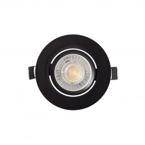 DK3020-BK Встраиваемый светильник, IP 20, 10 Вт, GU5.3, LED, черный, пластик в Полевском - polevskoy.ok-mebel.com | фото