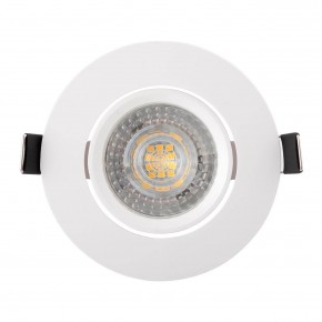 DK3020-WH Встраиваемый светильник, IP 20, 10 Вт, GU5.3, LED, белый, пластик в Полевском - polevskoy.ok-mebel.com | фото