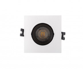 DK3021-WB Встраиваемый светильник, IP 20, 10 Вт, GU5.3, LED, белый/черный, пластик в Полевском - polevskoy.ok-mebel.com | фото
