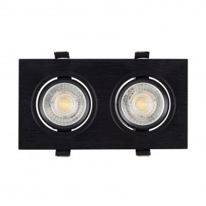 DK3022-BK Встраиваемый светильник, IP 20, 10 Вт, GU5.3, LED, черный, пластик в Полевском - polevskoy.ok-mebel.com | фото 2