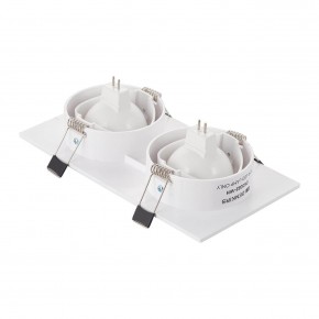DK3022-WH Встраиваемый светильник, IP 20, 10 Вт, GU5.3, LED, белый, пластик в Полевском - polevskoy.ok-mebel.com | фото 3
