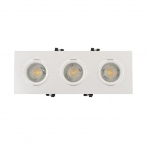 DK3023-WH Встраиваемый светильник, IP 20, 10 Вт, GU5.3, LED, белый, пластик в Полевском - polevskoy.ok-mebel.com | фото