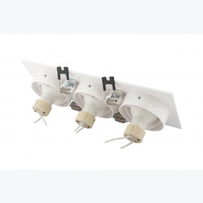 DK3023-WH Встраиваемый светильник, IP 20, 10 Вт, GU5.3, LED, белый, пластик в Полевском - polevskoy.ok-mebel.com | фото 4