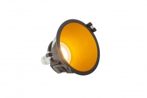 DK3026-BG Встраиваемый светильник, IP 20, 10 Вт, GU5.3, LED, черный/золотой, пластик в Полевском - polevskoy.ok-mebel.com | фото 3