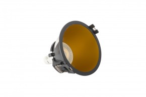 DK3026-BG Встраиваемый светильник, IP 20, 10 Вт, GU5.3, LED, черный/золотой, пластик в Полевском - polevskoy.ok-mebel.com | фото 4